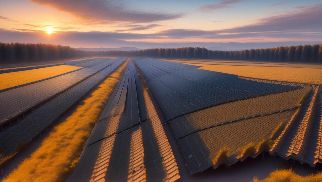 A_broad_panoramic_shot_of_solar_panels_