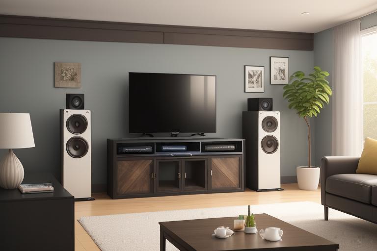 A modern TV with an accompanying sound bar for enhanced audio quality