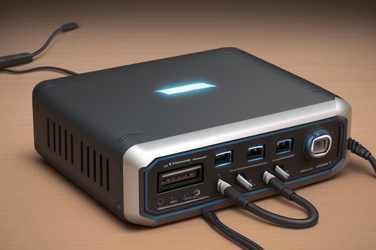 A portable power station with multiple charging options