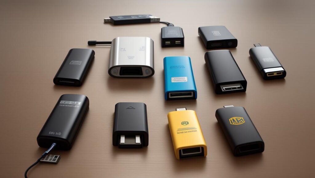 A_selection_of_various_USB_flash_drives