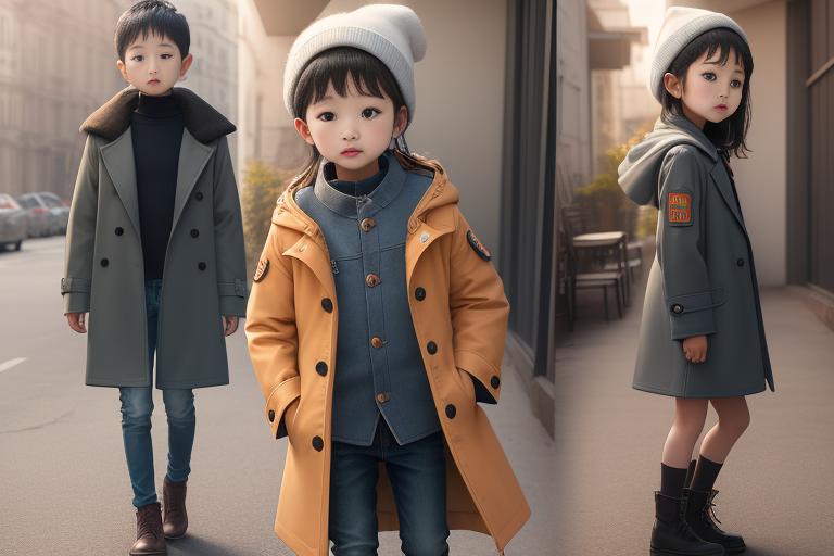 A trendy all-purpose coat for kids