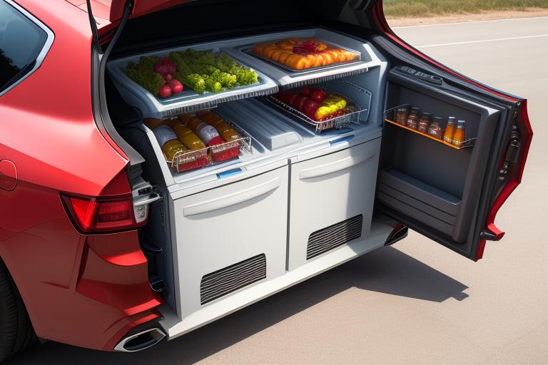 An energy-efficient car fridge.