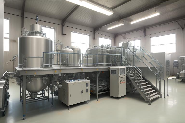An energy-efficient food processing machine in operation