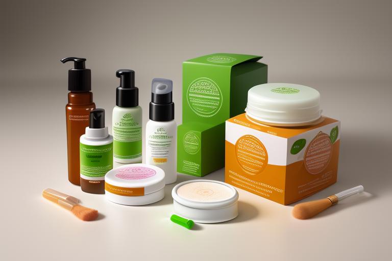 Biodegradable beauty products in sustainable packaging