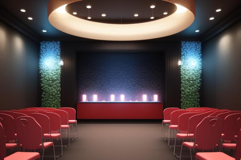 Bold 3D Motif Lights decorating a commercial venue