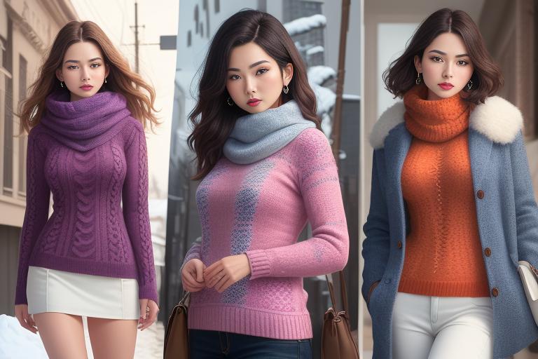 Colorful knits brighten up the cold seasons with their bold patterns and vibrant colors.