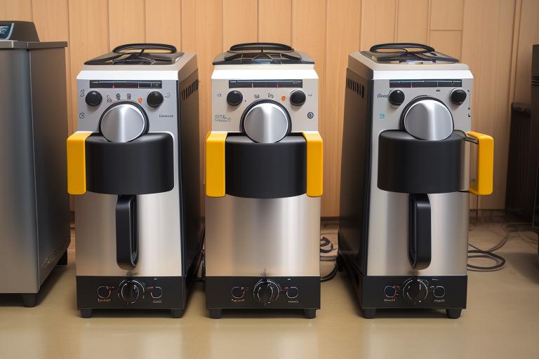 Difference between large and small capacity air fryers.