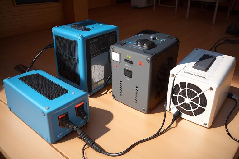 Different methods of recharging a portable power station.