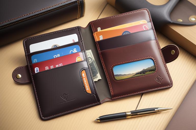 Folio wallet case with front flap open.