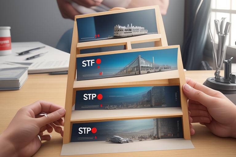 Graphic showing the step-by-step implementation of the STP Marketing model