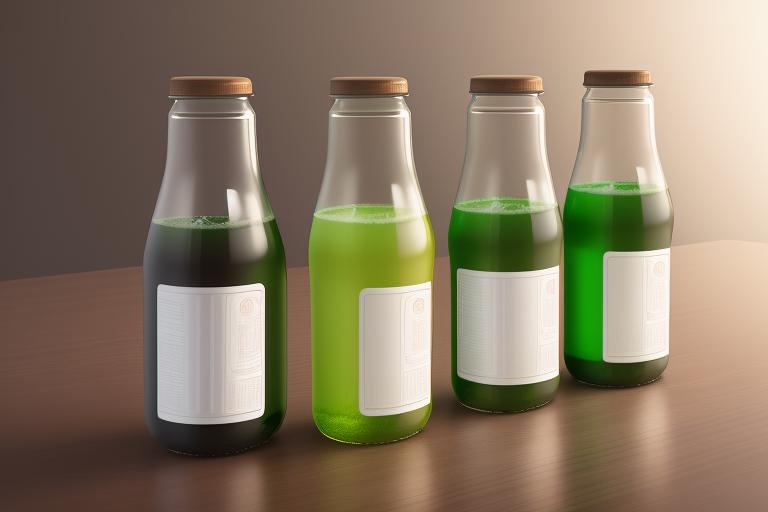 Image showcasing minimalist and transparent drinkware packaging.