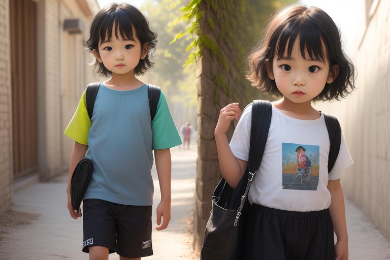 Kids wearing Eco-Minded Collections