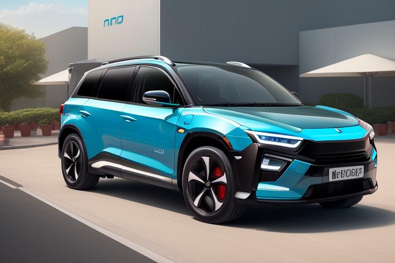 NIO EV and battery swapping station