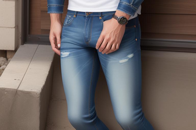 Organic denim jeans for men
