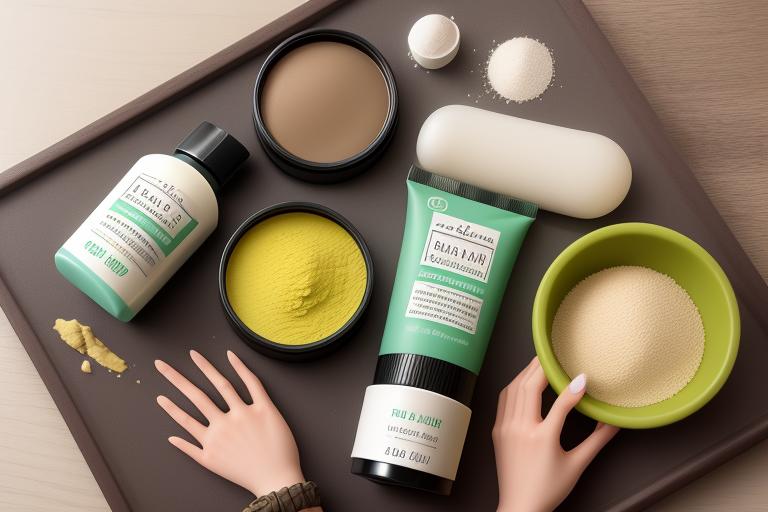 Organic hand and nail care products laden with plant-based ingredients.