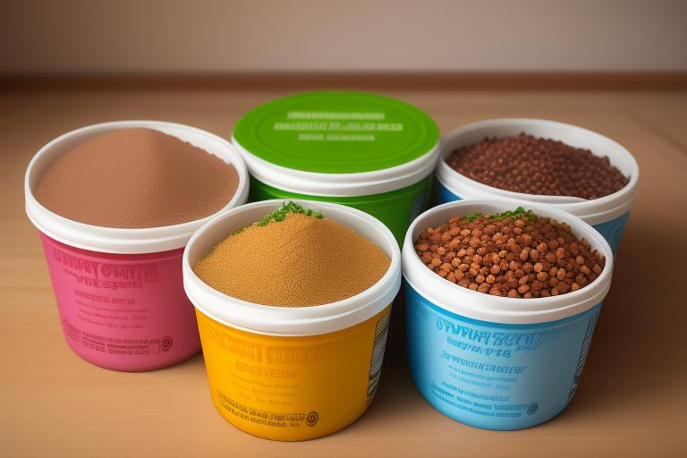 Photograph of a range of personalized nutrition food products
