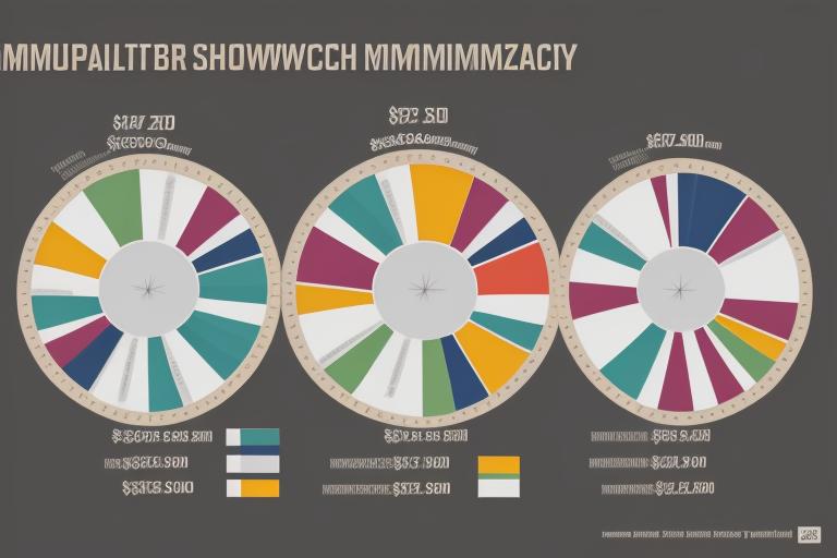 Pie chart showing the Total Cost of Ownership (TCO) of mining machinery
