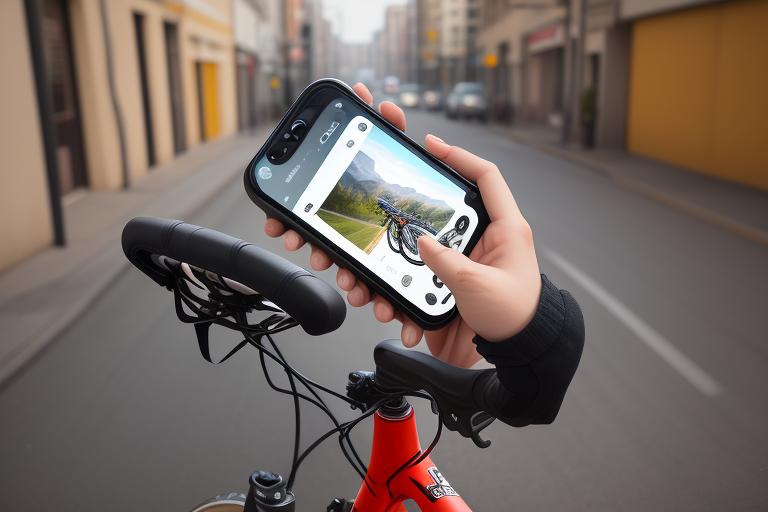 Roam Universal Premium Bike Phone Mount showcasing its six-point grip.