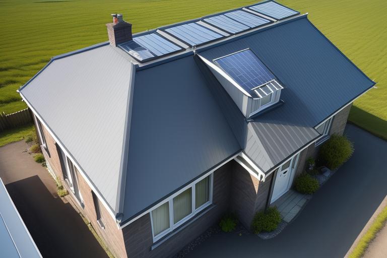 Solar panels on an Irish home