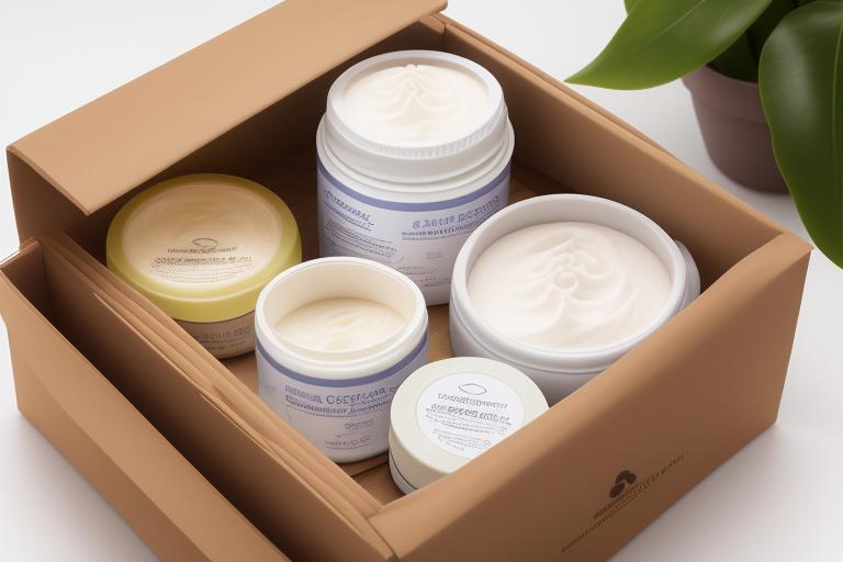 Sustainable skincare products packaging