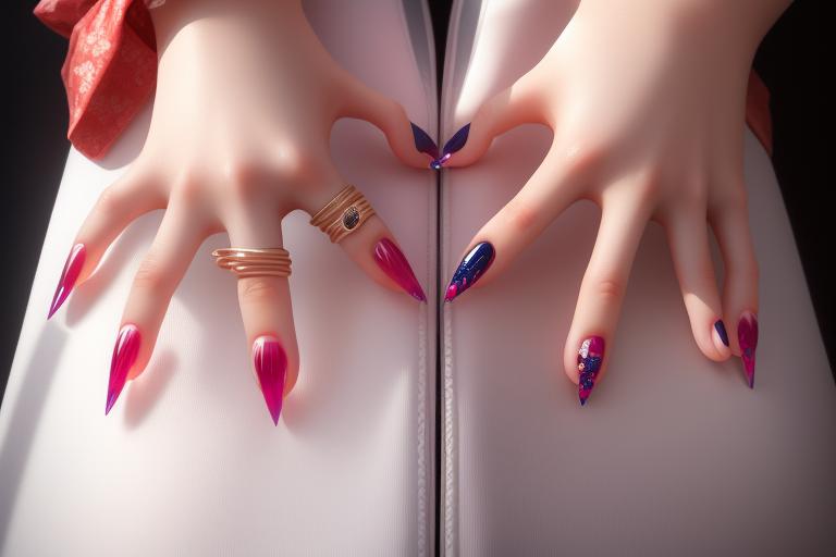 Trending transparent nail designs