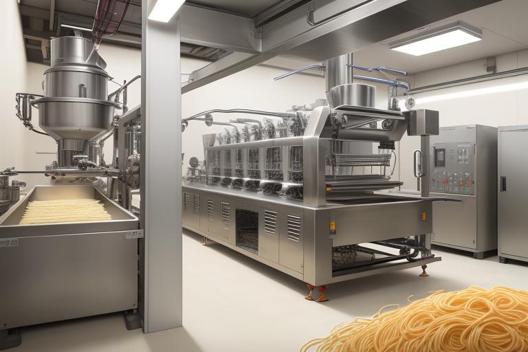 Various features of pasta and noodle making machines